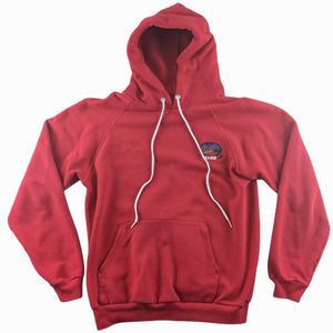 Stitched Red Maine Hoodie Womens Medium